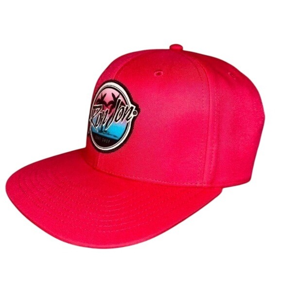 Ron Jon Surf Flat Bill Hat Neon Pink - Picture 4 of 8
